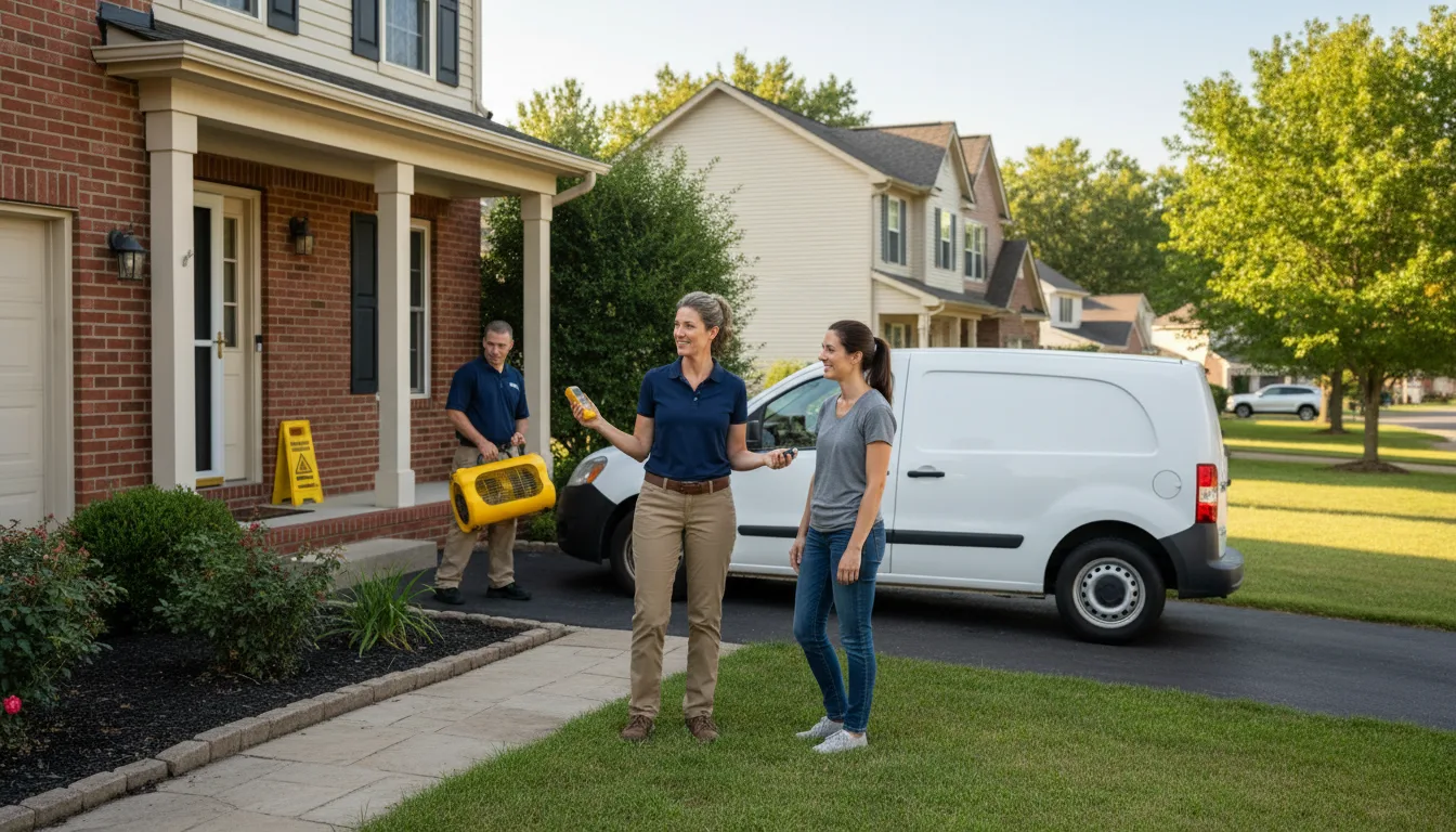 Residential water damage restoration in Pembroke, VA